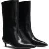Lederstiefel mit 3,5 cm Absatz