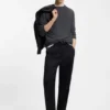 Loafer aus Leder mit strukturierter Zunge Loafer aus Leder mit strukturierter Zunge