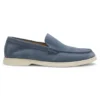 Loafer aus Wildleder mit geprägtem Logo