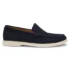 Loafer aus Wildleder mit geprägtem Logo Loafer aus Wildleder mit geprägtem Logo