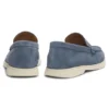 Loafer aus Wildleder mit geprägtem Logo