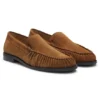 Loafer aus Wildleder mit Rüschen