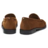 Loafer aus Wildleder mit Rüschen