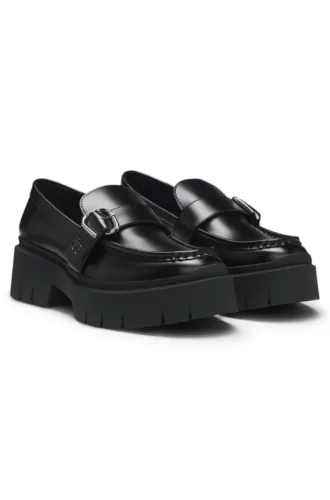 Loafer mit Schnallenriemen