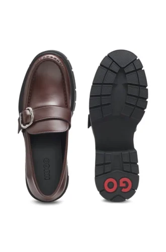Loafer mit Schnallenriemen
