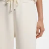 Locker sitzende Hose mit weitem Bein aus doppellagigem Scuba-Jersey Locker sitzende Hose mit weitem Bein aus doppellagigem Scuba-Jersey