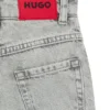 Locker sitzende Kinderjeans aus grauem Denim