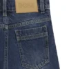 Locker sitzende Shorts für Kinder aus blauem Baumwoll-Denim