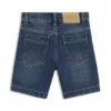 Locker sitzende Shorts für Kinder aus blauem Baumwoll-Denim