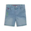 Locker sitzende Shorts für Kinder aus blauem Denim