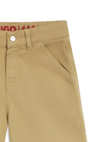 Locker sitzende Shorts für Kinder aus Stretch-Baumwolle