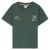 Locker sitzendes Baumwoll-T-Shirt für Kinder mit Logo-Motiv