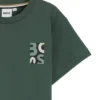 Locker sitzendes Baumwoll-T-Shirt für Kinder mit Logo-Motiv