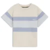Locker sitzendes Kinder-T-Shirt mit Colour-Block-Streifen