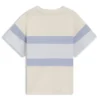 Locker sitzendes Kinder-T-Shirt mit Colour-Block-Streifen