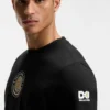 Lockeres T-Shirt aus Baumwolle mit Tennis-Motiv Lockeres T-Shirt aus Baumwolle mit Tennis-Motiv