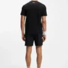 Lockeres T-Shirt aus Baumwolle mit Tennis-Motiv Lockeres T-Shirt aus Baumwolle mit Tennis-Motiv
