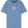 Lockeres T-Shirt aus Baumwolle mit Tennis-Motiv