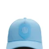 Logo-Cap aus glänzendem Twill mit Abzeichen in Nationalfarben