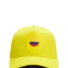 Logo-Cap aus glänzendem Twill mit Abzeichen in Nationalfarben Logo-Cap aus glänzendem Twill mit Abzeichen in Nationalfarben