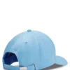 Logo-Cap aus glänzendem Twill mit Abzeichen in Nationalfarben