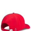 Logo-Cap aus glänzendem Twill mit Abzeichen in Nationalfarben Logo-Cap aus glänzendem Twill mit Abzeichen in Nationalfarben