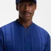 Logo-Cap aus glänzendem Twill mit Abzeichen in Nationalfarben