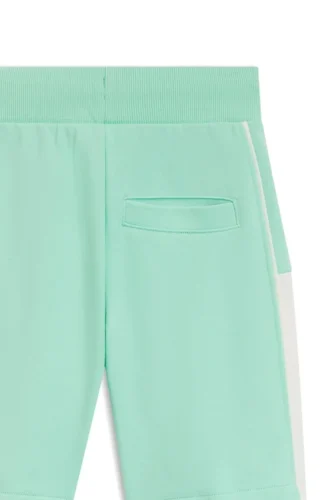 Logo-Shorts für Kinder aus Fleece aus Baumwollmischung
