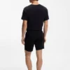 Loungewear-Shorts mit Logo-Print aus Stretch-Baumwolle