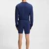 Loungewear-Shorts mit Logo-Print aus Stretch-Baumwolle