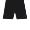 Loungewear-Shorts mit Logo-Print aus Stretch-Baumwolle