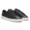 Low-Top-Sneaker mit gewebten und genarbten Effekten