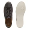 Low-Top-Sneaker mit gewebten und genarbten Effekten