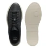 Low-Top-Sneaker mit gewebten und genarbten Effekten