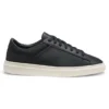 Low-Top-Sneaker mit gewebten und genarbten Effekten