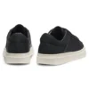 Low-Top-Sneaker mit gewebten und genarbten Effekten