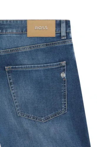 Maine Blue Regular Fit Jeans aus Comfort-Stretch-Denim