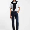 Maine-Jeans in Regular-Fit aus dunkelblauem Denim
