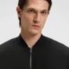 Maschinenwaschbare Slim-Fit-Jacke aus Stretchstoff