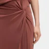 Maxirock aus Jersey mit Twist-Detail