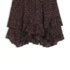 Mehrlagiger Skort mit modernem Print