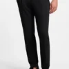 Melierte Hose in Modern-Fit aus einer Baumwollmischung