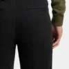 Melierte Hose in Modern-Fit aus einer Baumwollmischung
