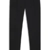 Melierte Hose in Modern-Fit aus einer Baumwollmischung