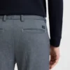 Melierte Slim-Fit-Hose aus Stretch-Dobby