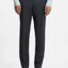 Melierte Slim-Fit-Hose aus Wollmischung
