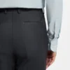 Melierte Slim-Fit-Hose aus Wollmischung
