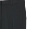 Melierte Slim-Fit-Hose aus Wollmischung