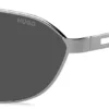 Metallsonnenbrille mit ausgeschnittenem Logo