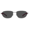 Metallsonnenbrille mit ausgeschnittenem Logo